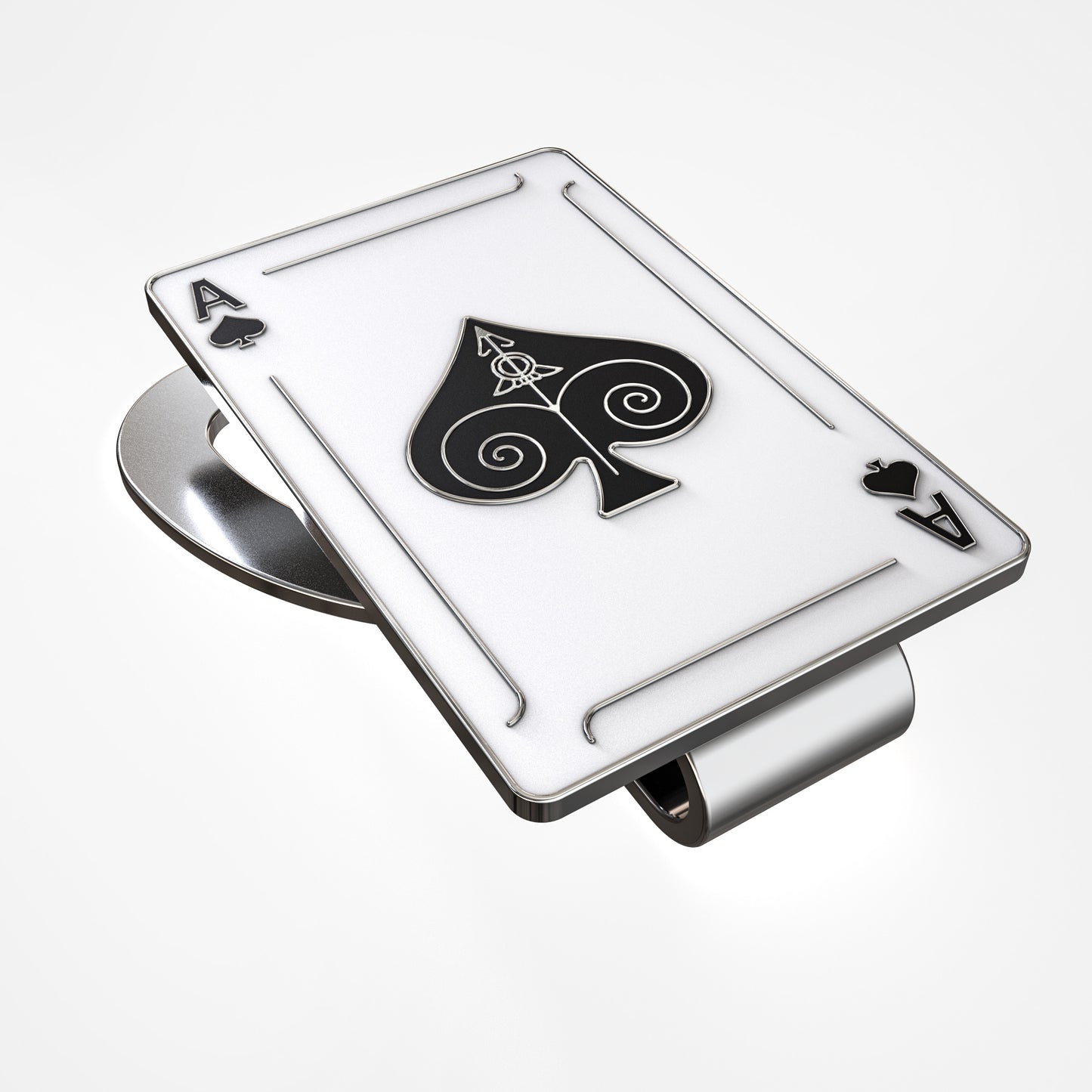 Ace of Spades Hat Clip Bottle Opener - Cool Design for Gamblers & Poker Players