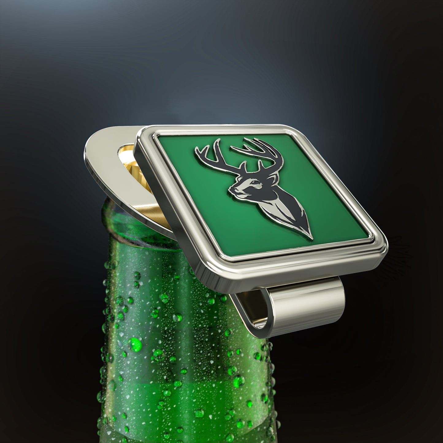 Buck Golf Ball Marker & Hat Clip Bottle Opener