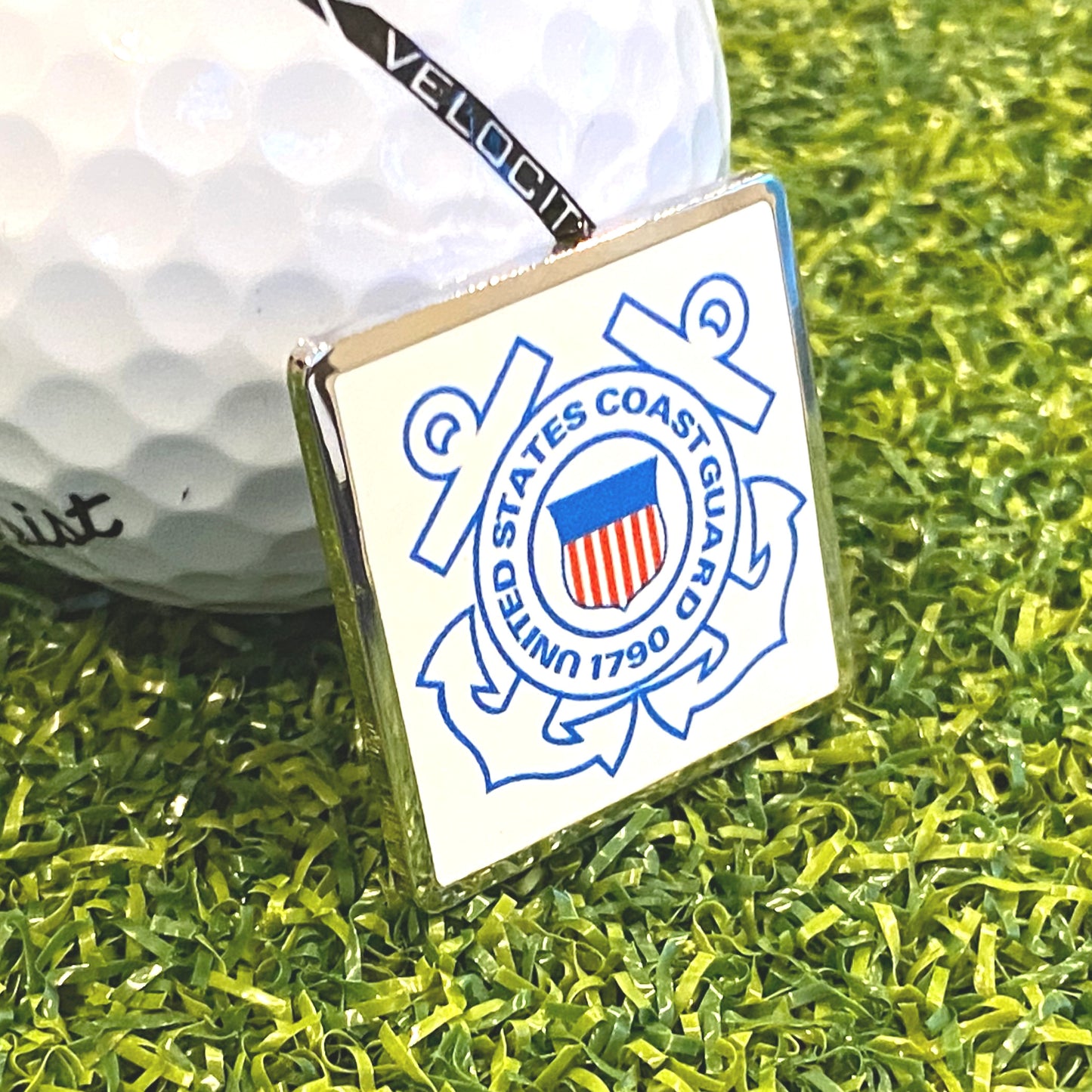 Coast Guard Ball Marker Hat Clip - USCG