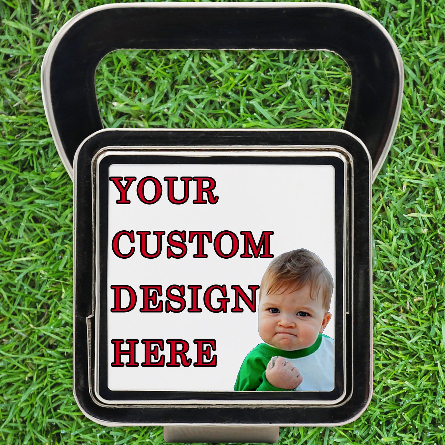 Custom Ball Marker Set - Marker and Bottle Opener Hat Clip