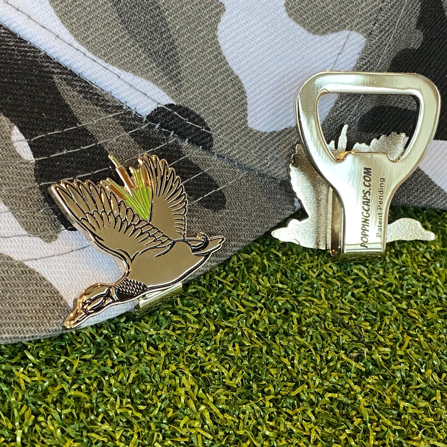 Flying Duck Hat Clip Bottle Opener