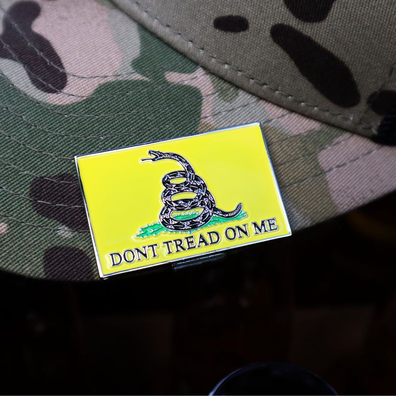 "Don't Tread On Me" Gadsden Flag Hat Clip Bottle Opener