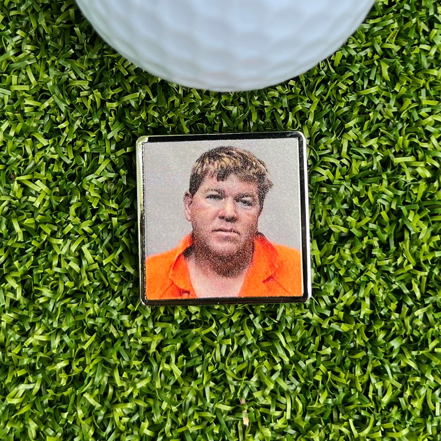 John Mug Shot - Golf Ball Marker & Hat Clip Bottle Opener