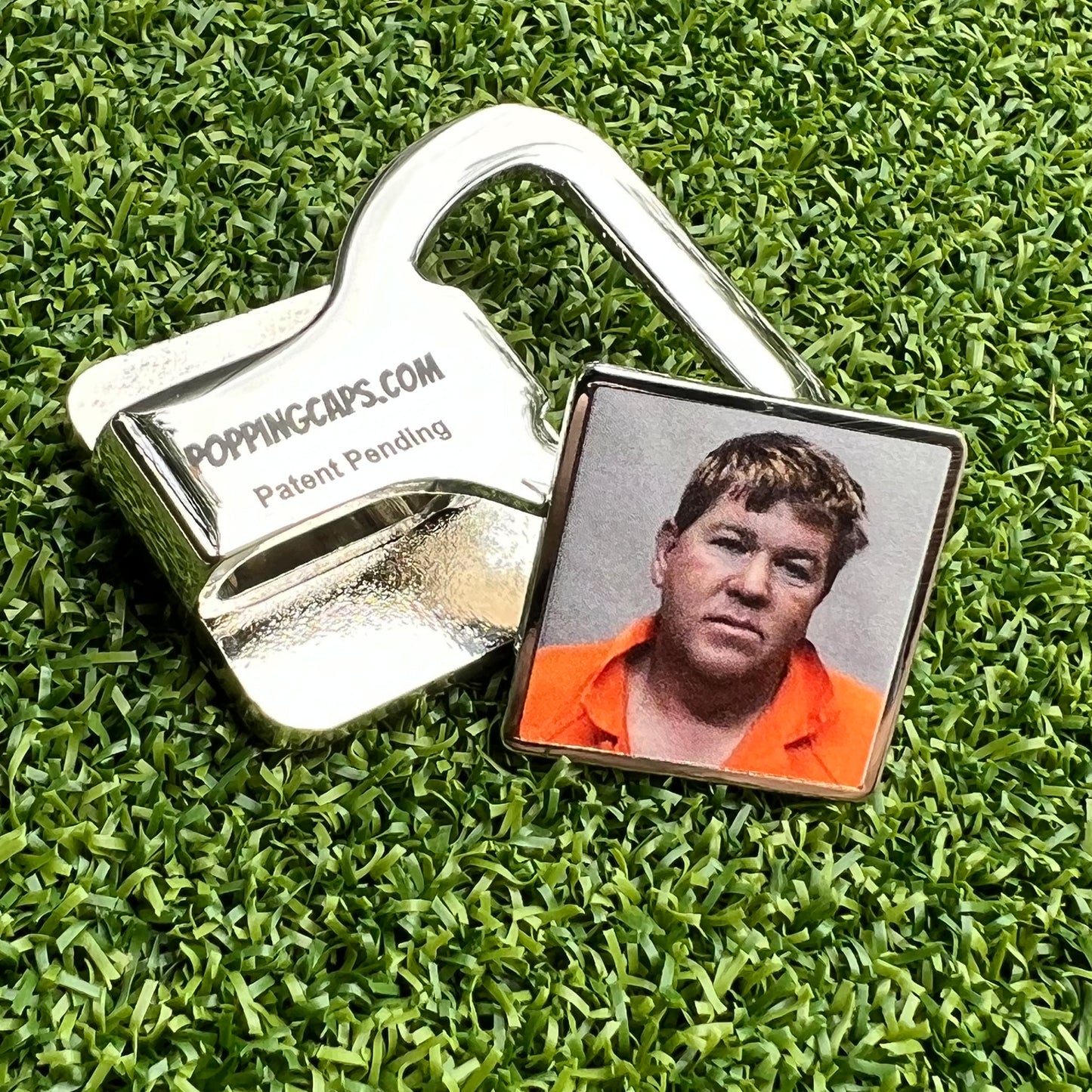 John Mug Shot - Golf Ball Marker & Hat Clip Bottle Opener