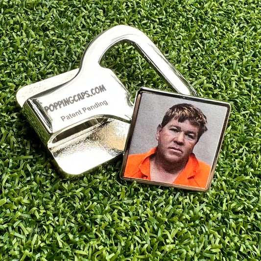 John Mug Shot - Golf Ball Marker & Hat Clip Bottle Opener