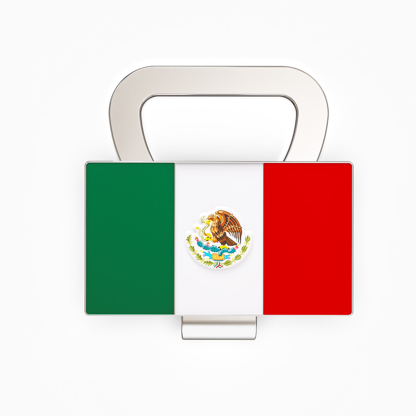 Mexico Flag Hat Clip Bottle Opener - Viva México Opener