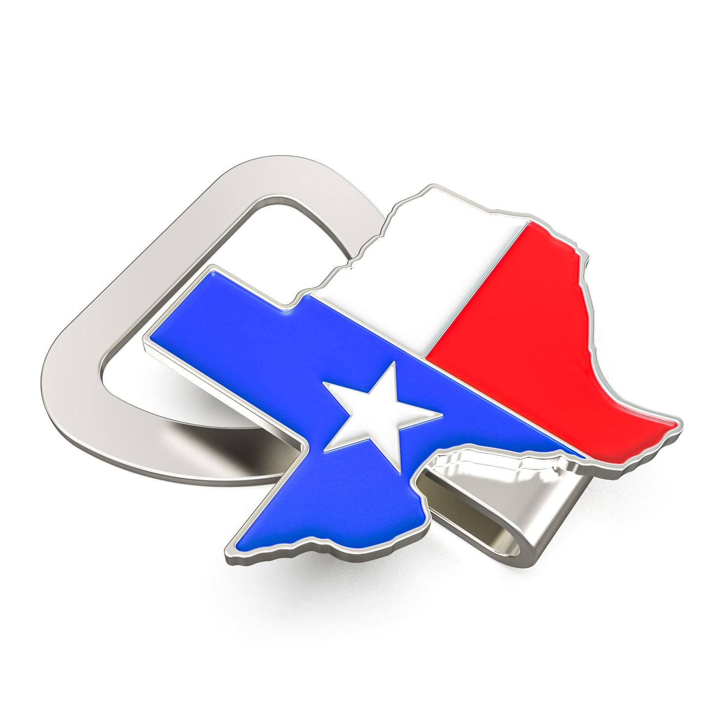 Texas Hat Clip Bottle Opener - State Shape with Texas Flag Design for Proud Texans & Freedom Supporters