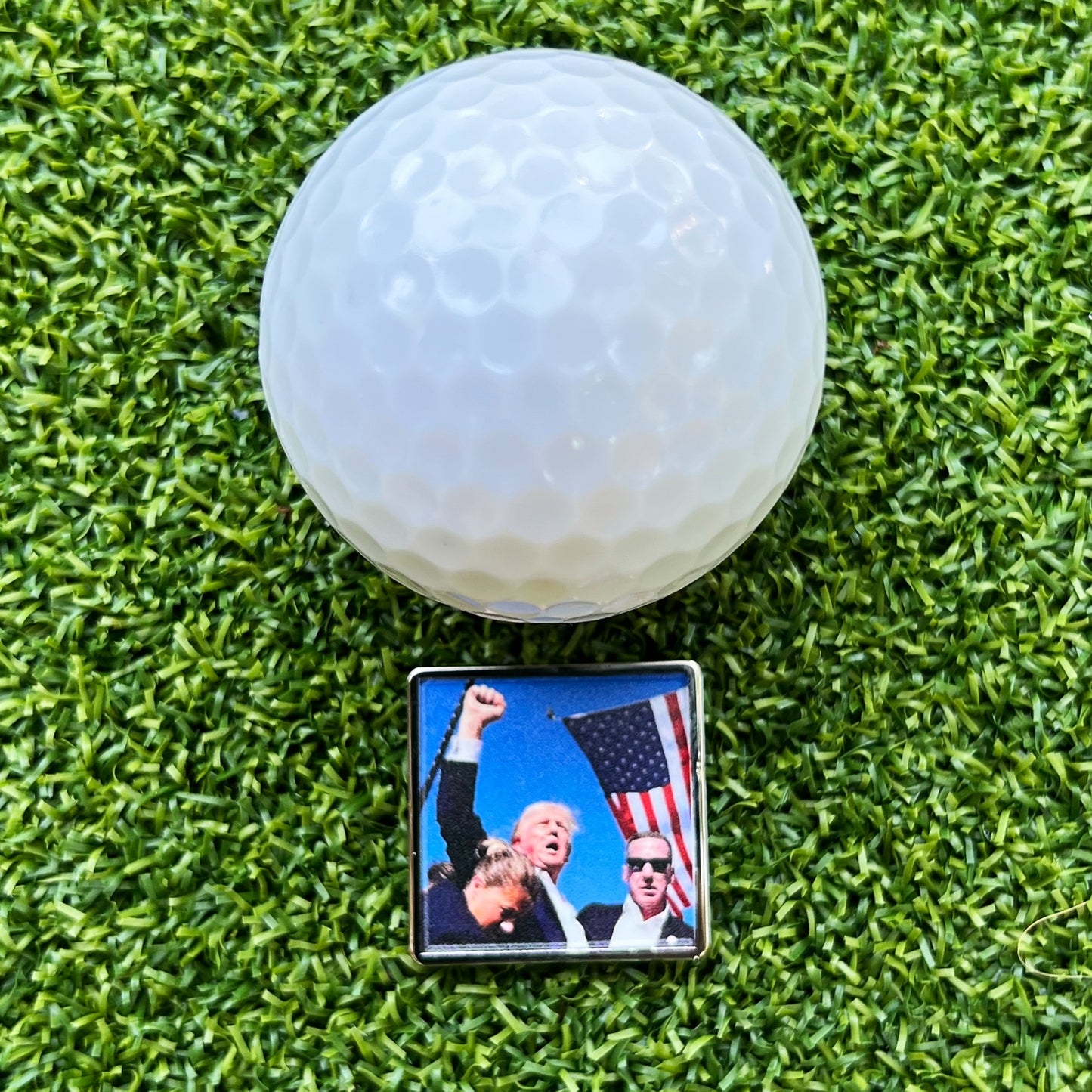 Limited Edition Trump Victorious Ball Marker Bottle Opener – Iconic Image