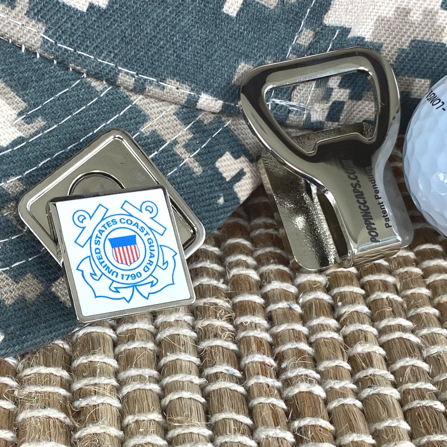 Coast Guard Ball Marker Hat Clip - USCG