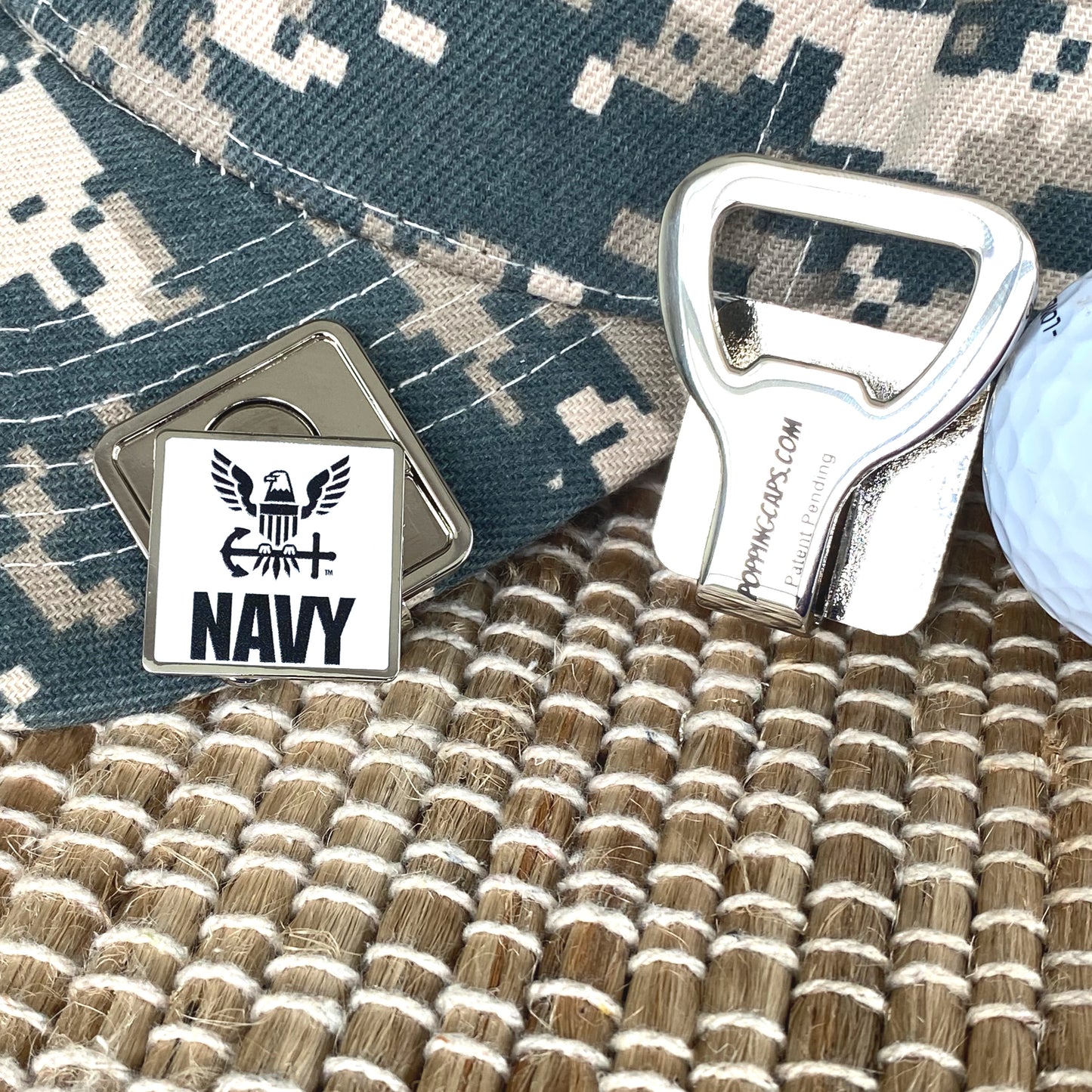 US Navy Ball Marker Hat Clip - USN