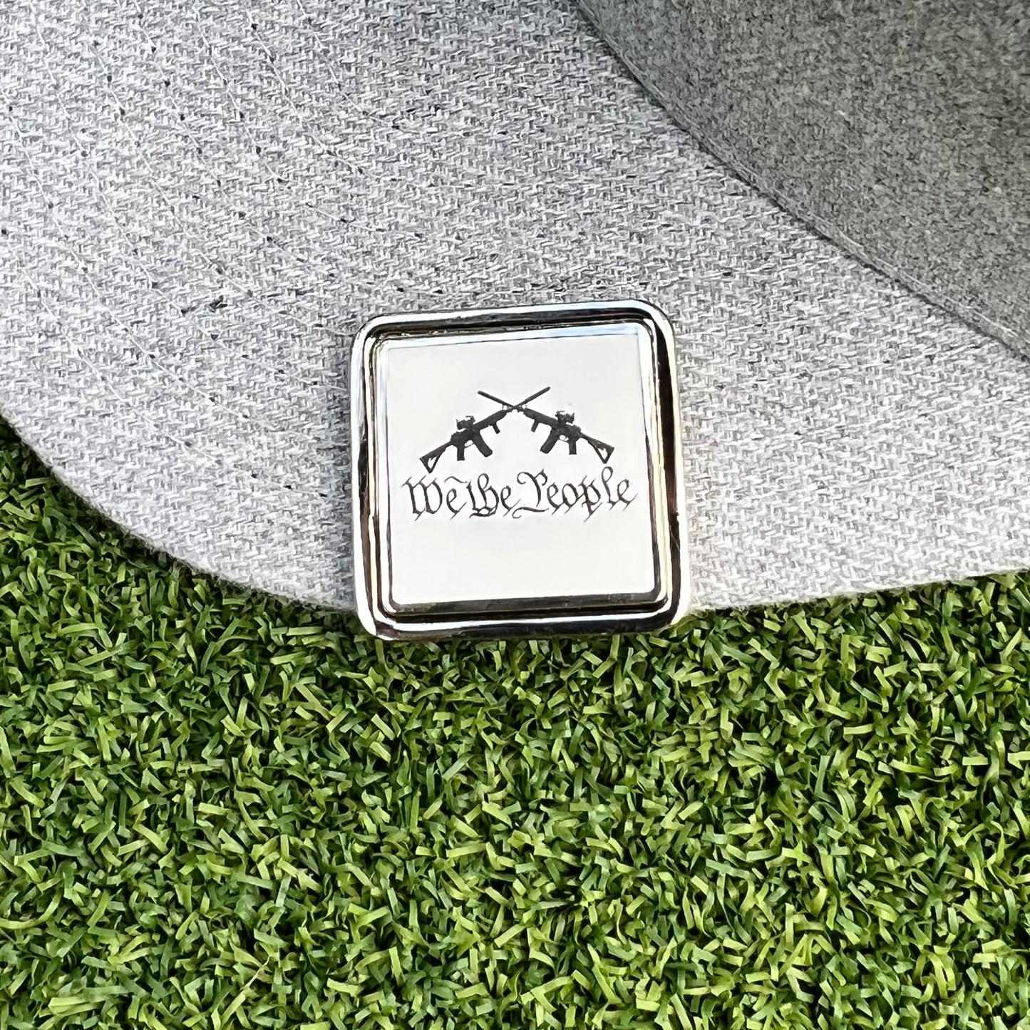 "WE THE PEOPLE" Crossed AR-15 Rifles Ball Marker Hat Clip Bottle Opener Set