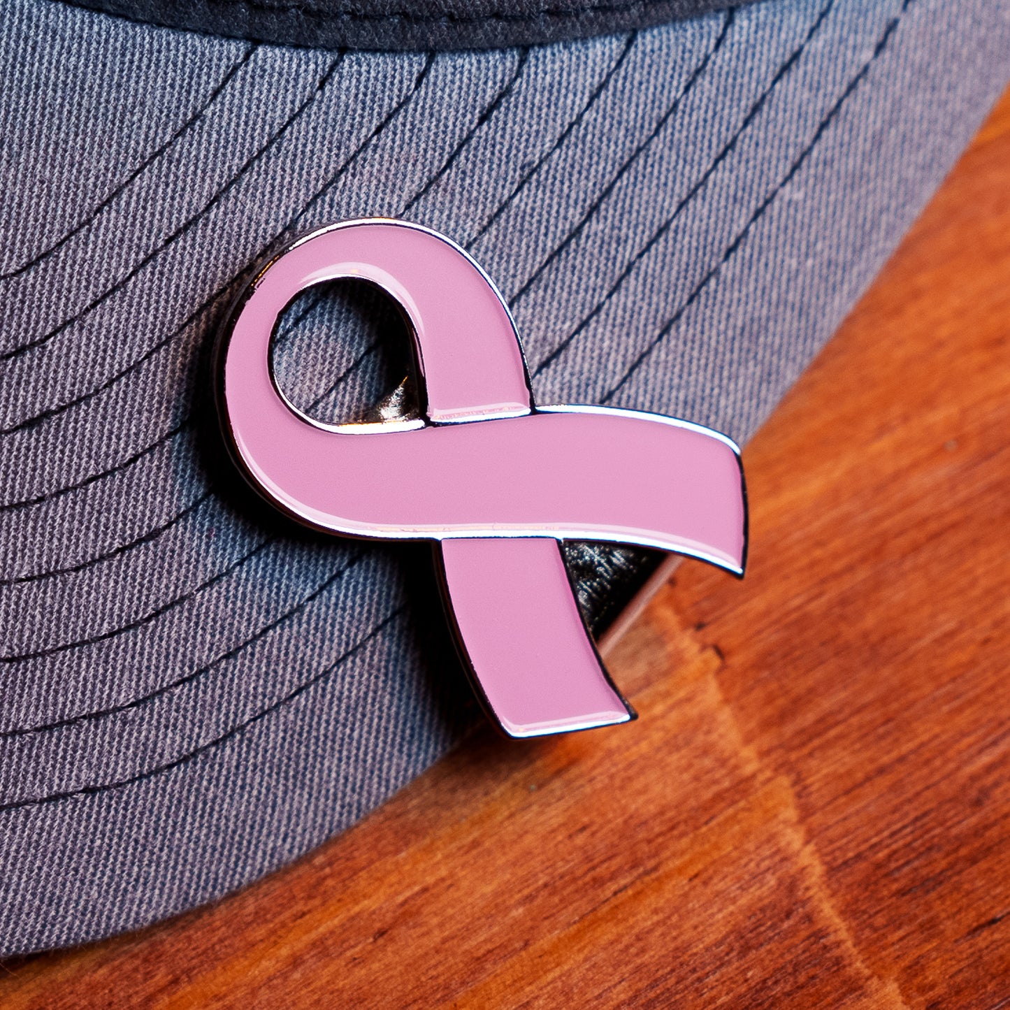 Pink Ribbon Breast Cancer Awareness Hat Clip Bottle Opener