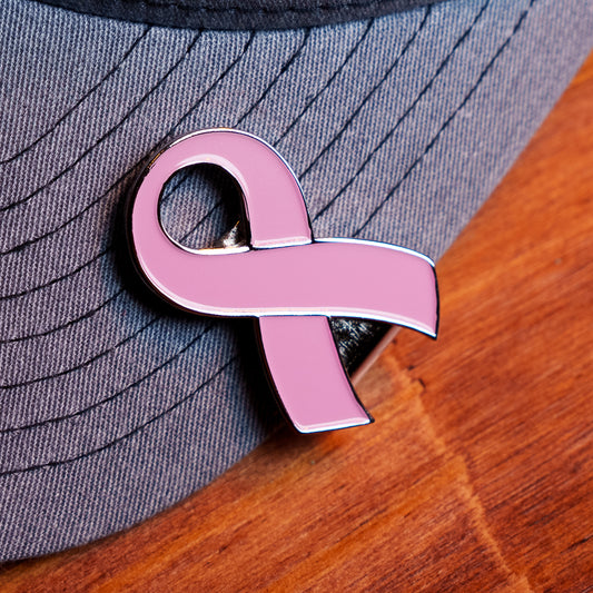 Pink Ribbon Breast Cancer Awareness Hat Clip Bottle Opener