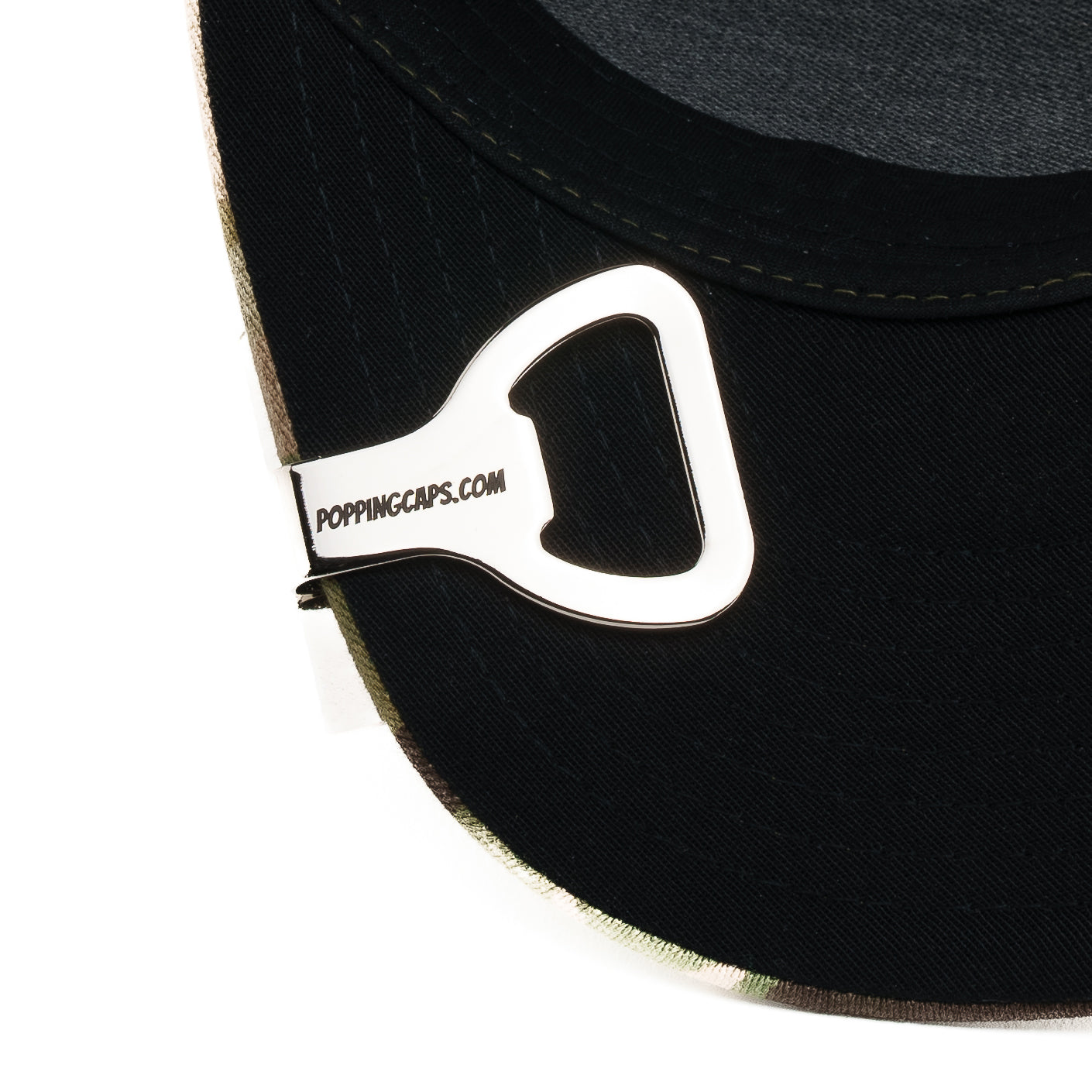 American Flag Hat Clip Bottle Opener - Red, White & Blue