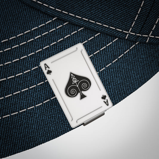 Ace of Spades Hat Clip Bottle Opener - Cool Design for Gamblers & Poker Players