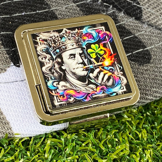 King Ben Golf Ball Marker with Hat Clip Bottle Opener