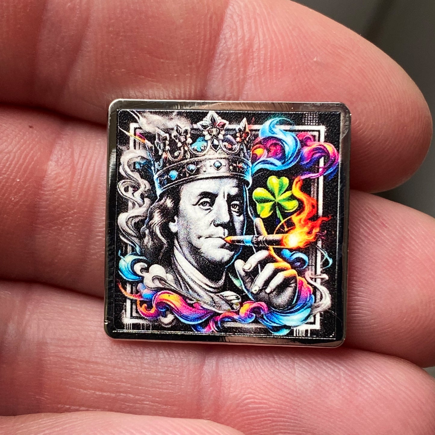 King Ben Golf Ball Marker with Hat Clip Bottle Opener