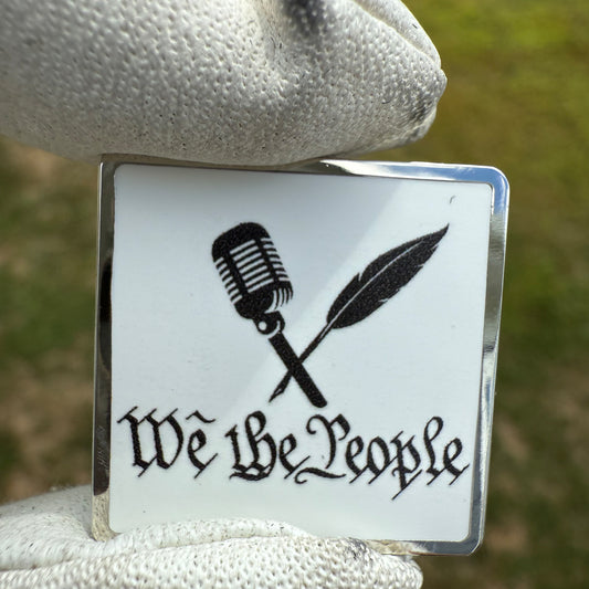 First Amendment "We the People" Golf Ball Marker with Hat Clip Bottle Opener