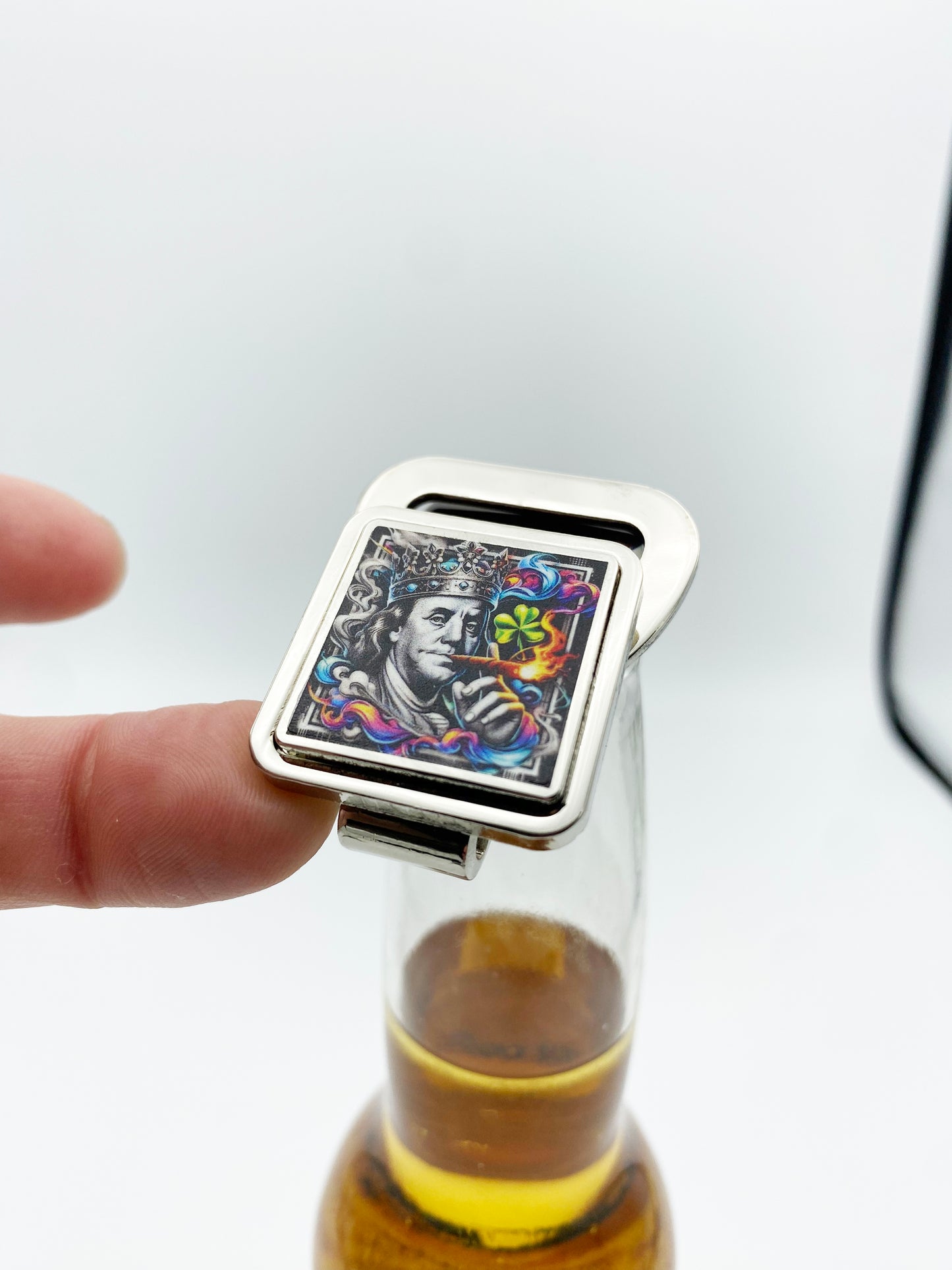 King Ben Golf Ball Marker with Hat Clip Bottle Opener