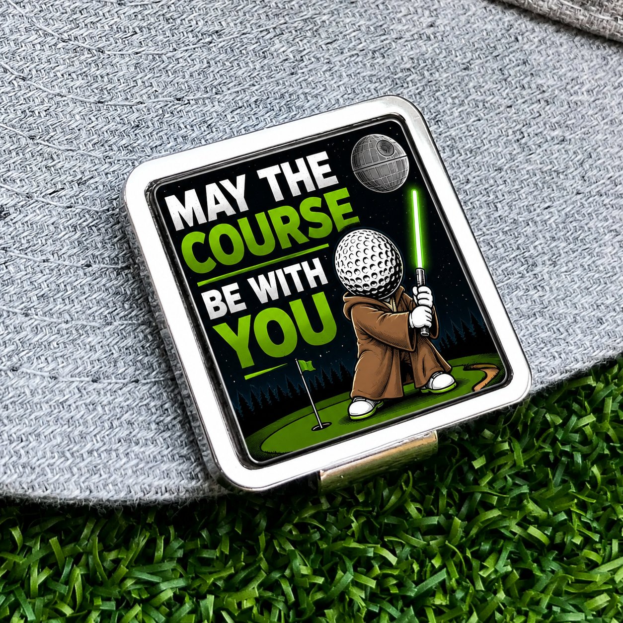 May the Course be with You! - Ball Marker with Hat Clip Bottle Opener