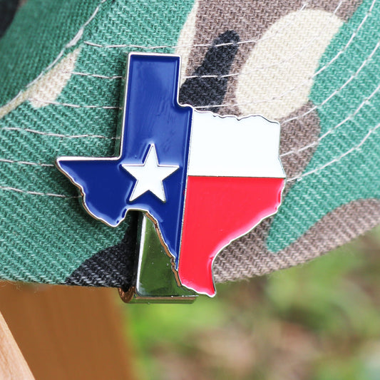 Texas Hat Clip Bottle Opener - State Shape with Texas Flag Design for Proud Texans & Freedom Supporters