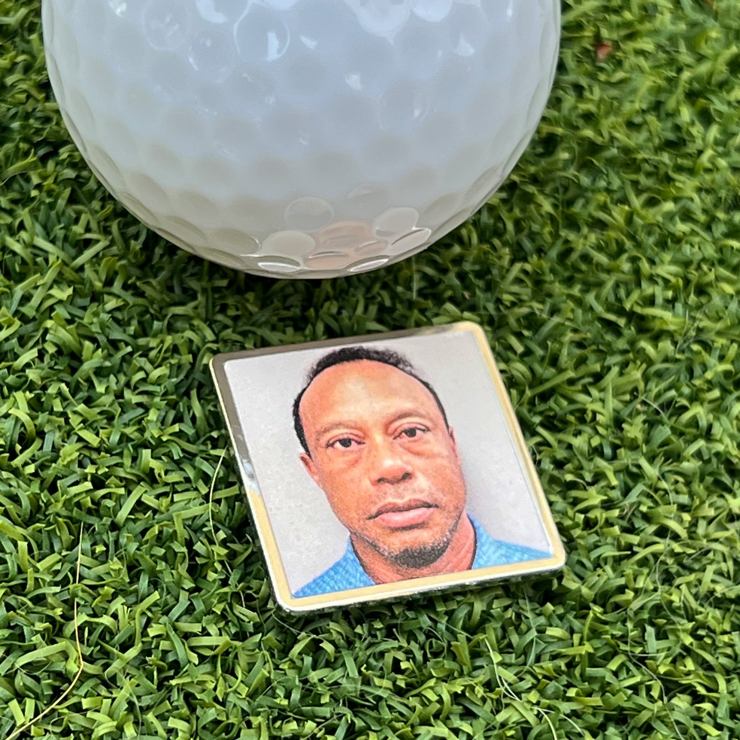 Tiger Woods Mug 2nd Shot - Red Eye Friday - Golf Ball Marker & Hat Clip Bottle Opener