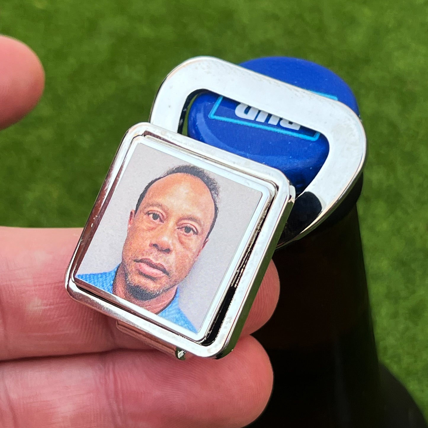 Tiger Woods Mug 2nd Shot - Red Eye Friday - Golf Ball Marker & Hat Clip Bottle Opener