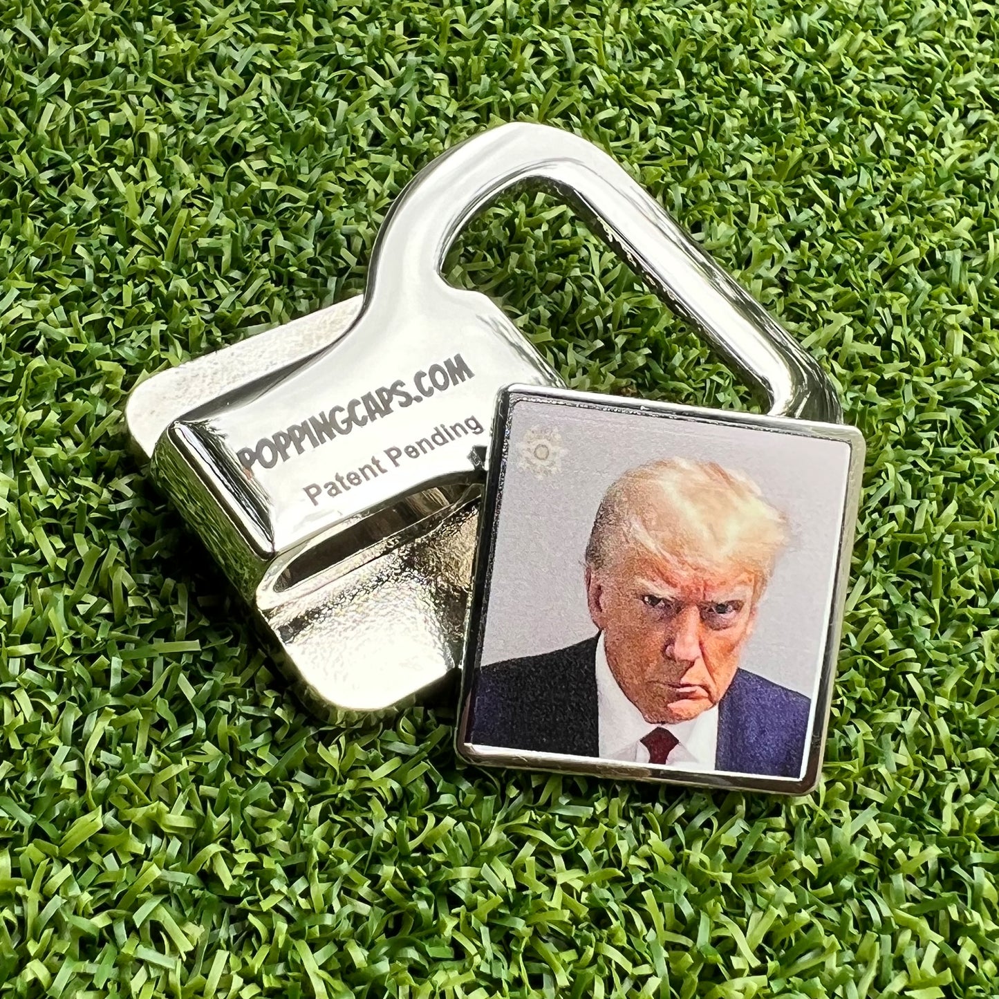 Donald Trump Mug Shot - Golf Ball Marker & Hat Clip Bottle Opener